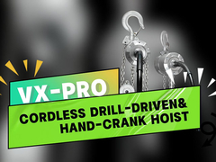 JTVX Pro-Cordless Drill Driven & HAND Crank Hoist (JTVX پرو-بدون سیم دریل رانده شده و به دست گرفته شده)