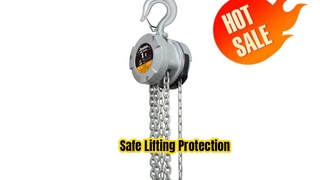 Mini 360 Degree Rotating Round Aluminium 1T Chain Block