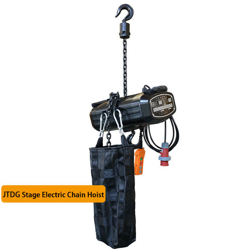 Últimas notícias da empresa sobre How JENTAN JTDG Electric Stage Chain Hoist Elevates Professional Stage Lifting