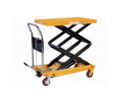 Harga yang bagus Trolley Pengangkutan Hidraulik JTHL-350B/JTHL-500B Meja Angkat Gunting Tangan Hidraulik dengan Perlindungan Overload dan Sertifikasi CE on line