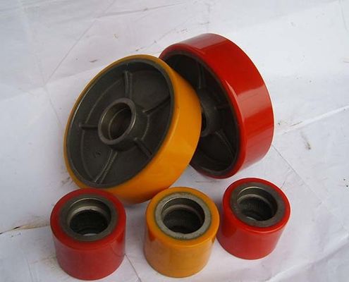 Good price 80 times 70 Model Transport Trolley Wheels with 1.5T Load Capacity and Polyurethane Material online