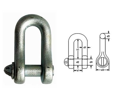 ราคาดี DIN82101 อุปกรณ์เสริมยก A D Shackle ตามความต้องการ ออนไลน์
