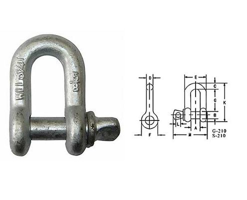 Good price U.S. Hoist Accessories Round Pin Anchor Chain Shackle online