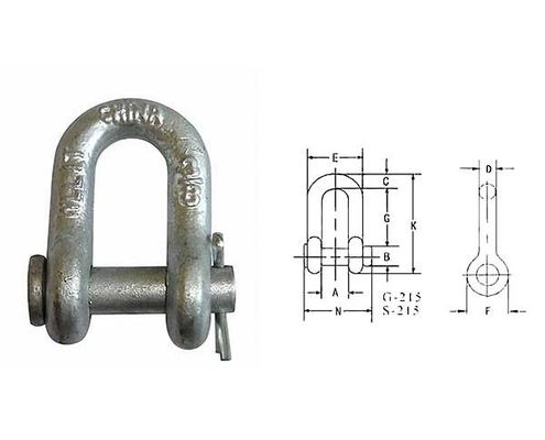 Good price Crosby Bolt Type Anchor Pin Chain Shackles U.S. Round online