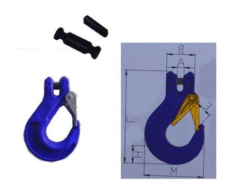 Harga yang bagus JTR-HL12 G100 Clevis Sling Hook dengan Kunci on line