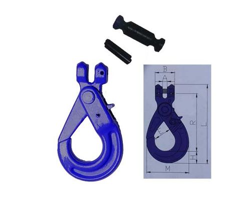 Harga yang bagus JTR-HL14 G100 Jenis Eropa Clevis Self-Locking Hook on line