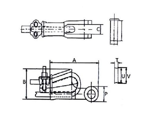Harga yang bagus JTR-ST03 US Type Wedge Sockets ((US421) on line