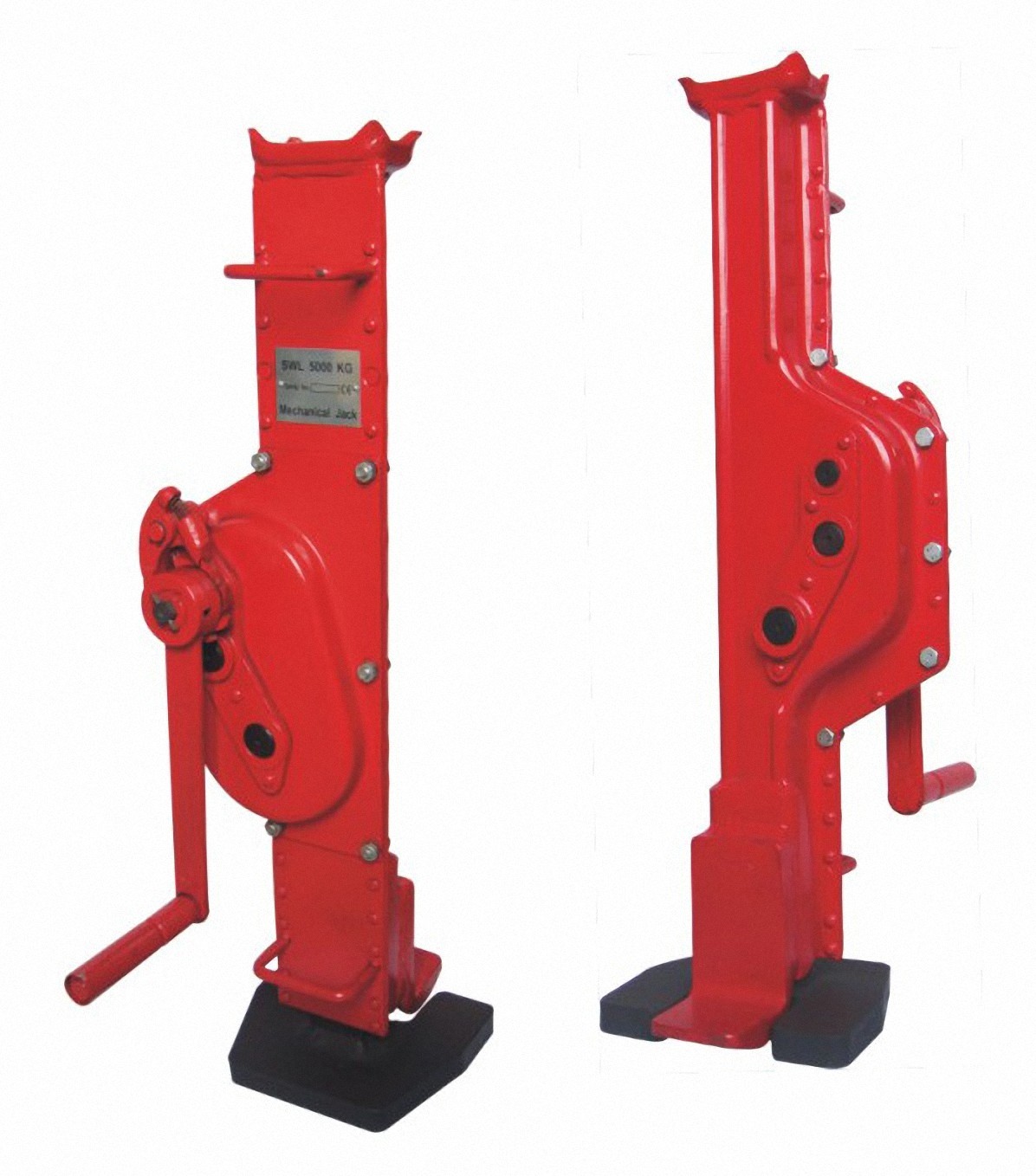 High Efficiency and Double Pawl Brake System 10 Ton Mechanical Rack Jack