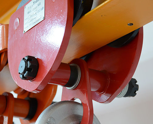 Good price JTPT-A Plain Trolley for Wharves and Docks with 0.5T Capacity and Net Weight of 5KG online