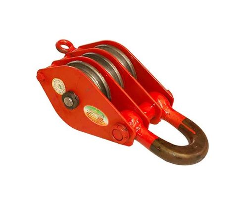 Good price JTPB-F3 Hook(Chain Link)Sories Closed Triple Wheels Pulley online