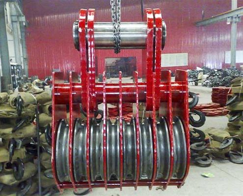 Un bon prix. JTPB-F8 anneaux Sories fermées huit roues poulie en ligne