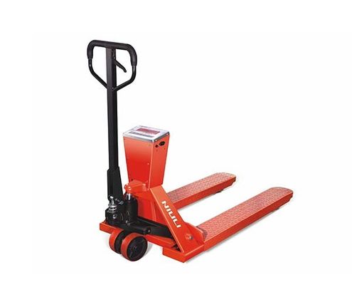 Goede prijs. Totale hefhoogte van 195 mm JTHT-S hydraulische handpallettruck met weegschaal voor snel wegen van lading online