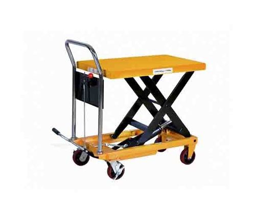 Transportwagen mit hydraulischem Handscheren-Hubtisch und Servolenkung für das Betriebsmodell JTHL-300A