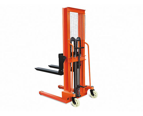 Un bon prix. JTHS-A empilateur hydraulique à main et chariot de transport pour les zones de chargement et de production des véhicules 1000-3000 kg Capacité fourches réglables Facile à utiliser en ligne