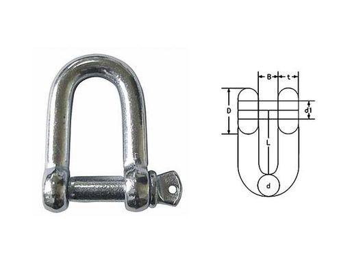 Good price JIS Type Crosby Screw Pin Anchor Shackle With Counter Sunk Head online