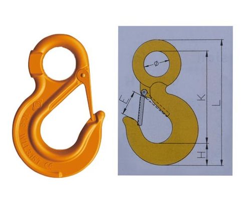 Good price G80 Eye Hook Witch Latch with Excellent Performance for Hoist Accessories online