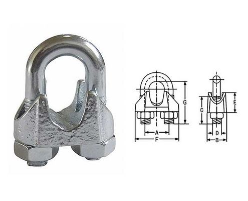 Un bon prix. JTR-RC01 Din741 Garnitures à câbles galvaux malléables en ligne