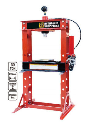 Dobra cena. 50 ton Hydraulic Shop Press fpr Lifting Red Color JTTY1 Jack przemysłowy do obróbki i pozycjonowania ciężkich materiałów w magazynach w Internecie