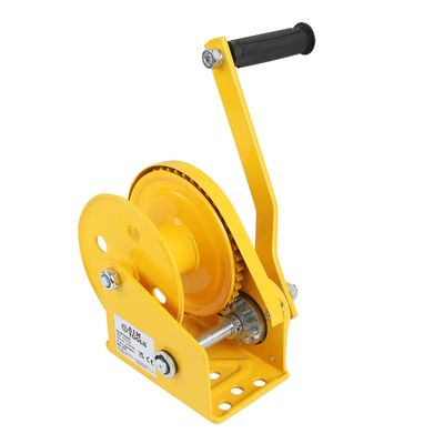 Goede prijs. Handwinch 2000 lbs Capaciteit Staalconstructie Gele Afwerking Ideaal voor Marine Automotive en Industri online