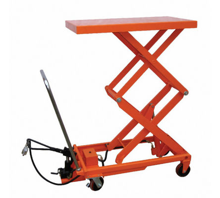 Un bon prix. Table élévatrice à ciseaux hydraulique et pneumatique JTPL-300A/JTPL-500A pour le transport et la manutention de matériaux, chariot pour l'industrie minière du charbon et autres en ligne