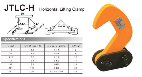 良い価格 JTLC-H 安全で簡単な鋼板輸送のための重用機械式リフティング装置 オンライン